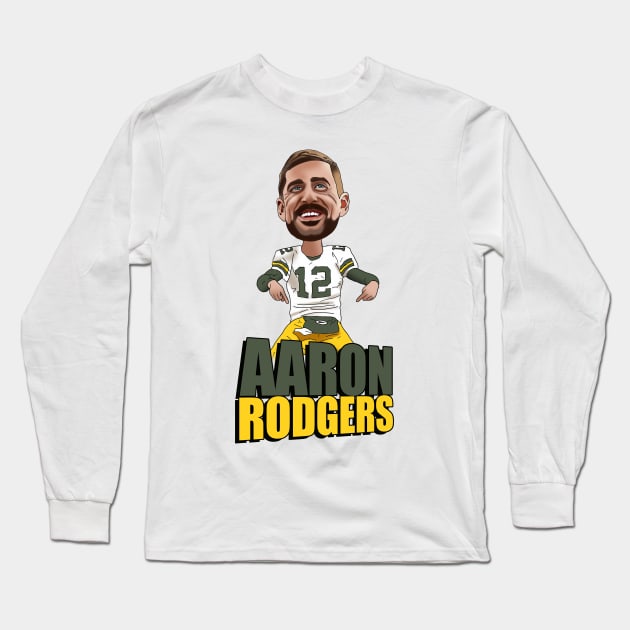 AARON RODGERS THE MVP Long Sleeve T-Shirt by Headsobig